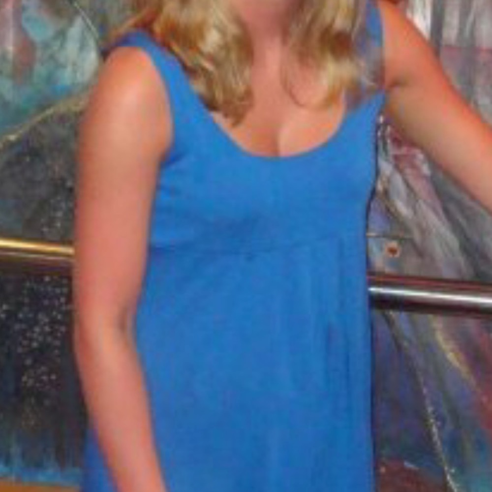 Blue dress